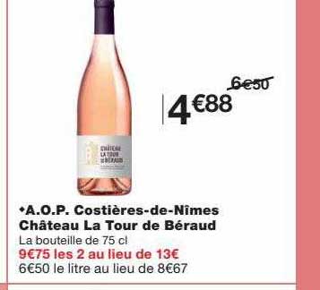 a.o.p. costières-de-nîmes château la tour de béraud