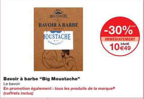bavoir à barbe "big moustache"