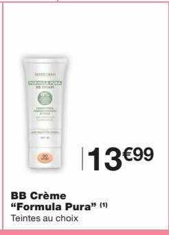 bb crème "formula pura"