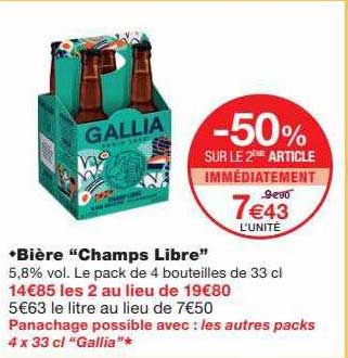 bière "champs libre"