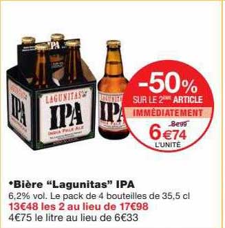 bière "lagunitas" ipa