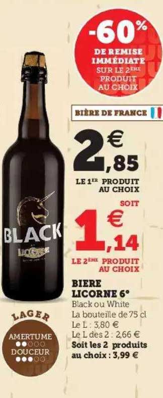 Bière Licorne 6°