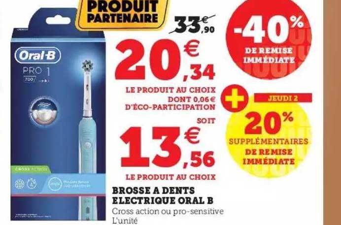 brosse à dents électrique oral b