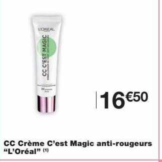 cc crème c'est magic anti-rougeurs "l'oréal"