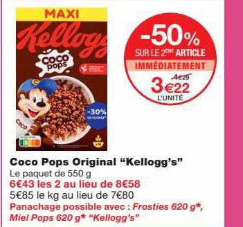 Coco Pops Original "kellogg's"
