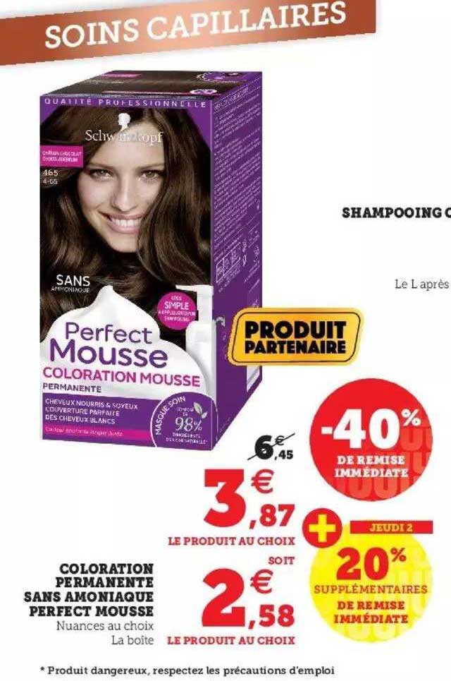 Coloration Permanente Sans Ammoniaque Perfect Mousse