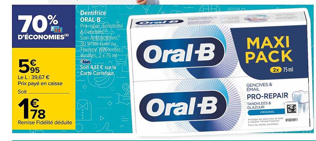 dentifrice oral-b