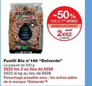 fusilli bio n° 146 "delverde"