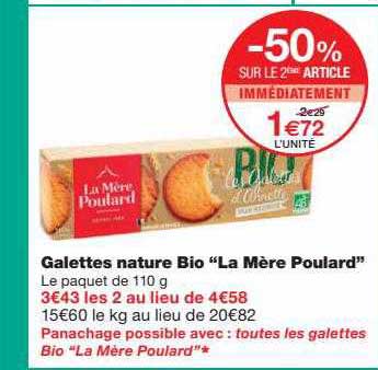 galettes nature bio "la mère poulard"
