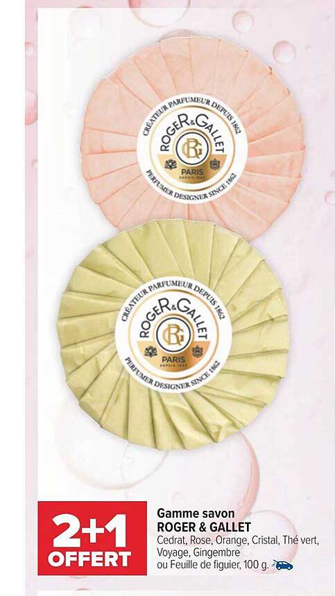 gamme savon roger & gallet