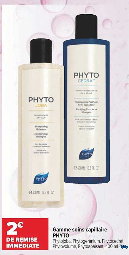 gamme soins capillaire phyto