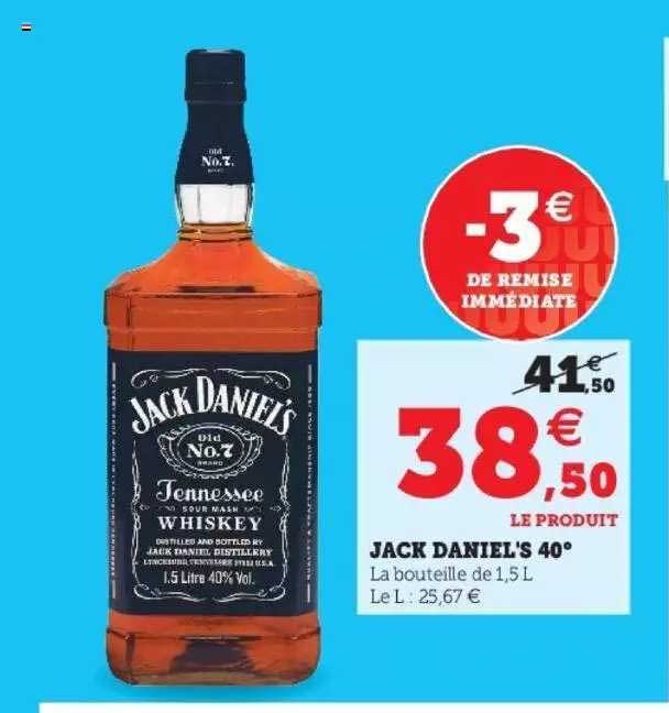 jack daniel's 40°