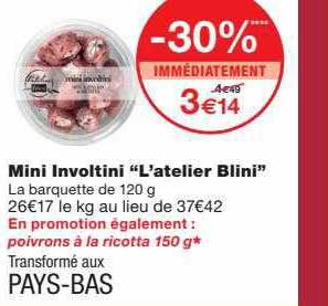 mini involtini "l'atelier blini"