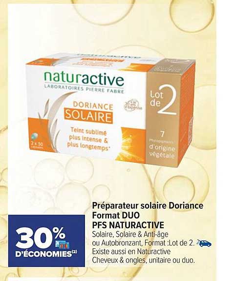 préparateur solaire doriance format duo pfs naturactive