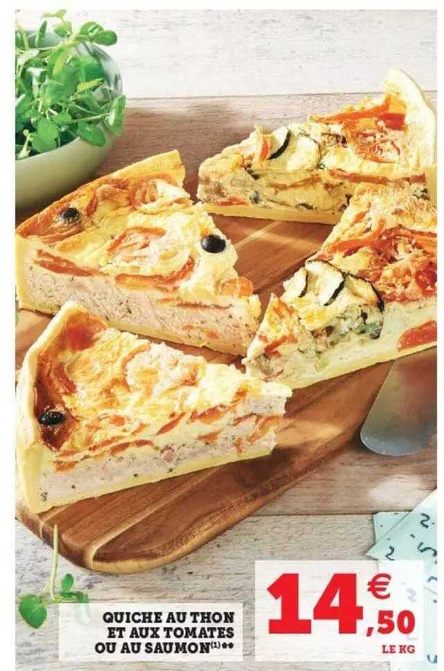 Quiche Au Thon Et Aux Tomates Ou Au Saumon