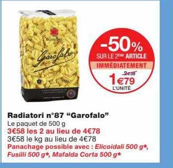 radiatori n° 87 "garofalo"