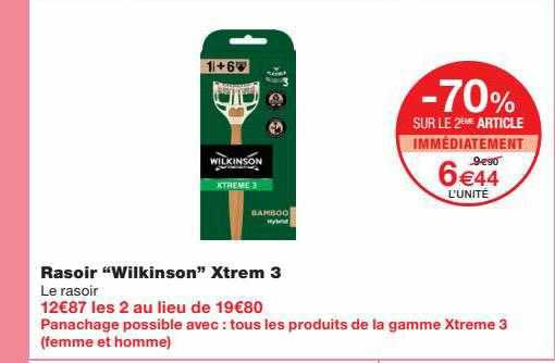 Rasoir "wilkinson" Xtrem 3