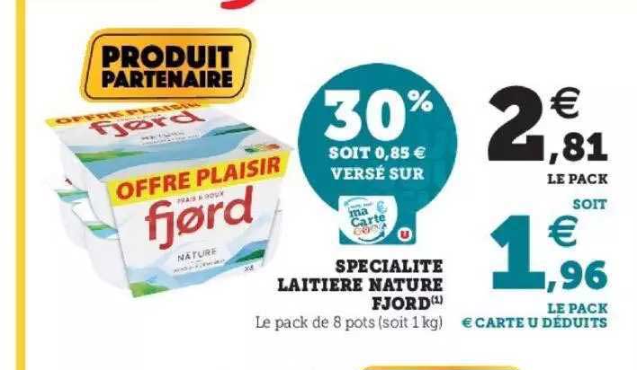 Spécialité Laitière Nature Fjorg