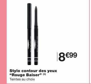 stylo contour des yeux "rouge baiser"