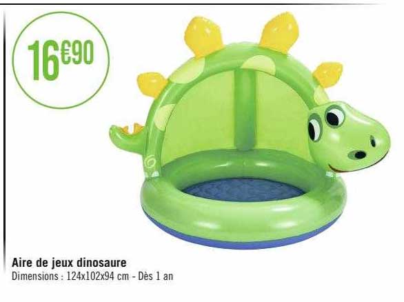 aire de jeux dinosaure