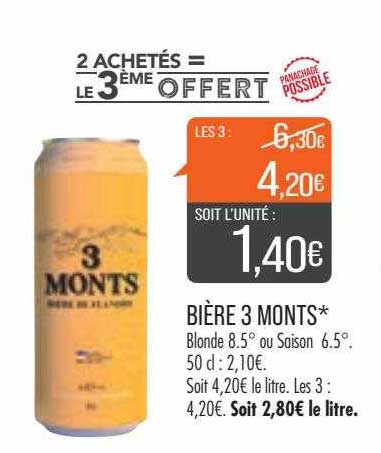 bière 3 monts