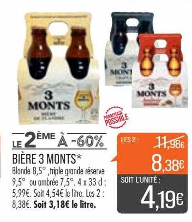 Bière 3 Monts