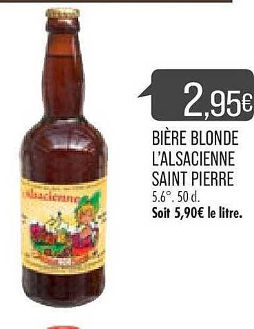 bière blonde l'alsacienne saint pierre