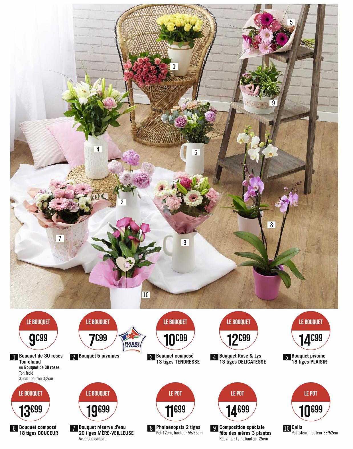 bouquet de 30 roses thon chaud ou bouquet de 30 roses thon froid, bouquet 5 pivoines, bouquet composé 13 tiges tendresse, bouquet pivoine 18 tiges plaisir, bouquet composé 18 tiges douceur