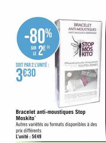 bracelet anti-moustiques stop moskito