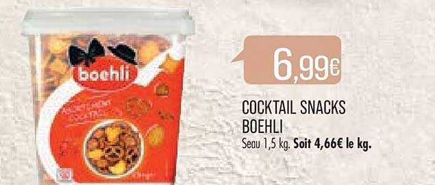 Cocktail Snacks Boehli