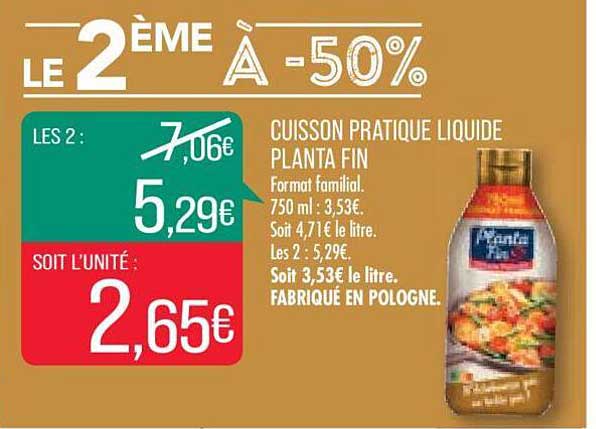 Cuisson Pratique Liquide Planta Fin