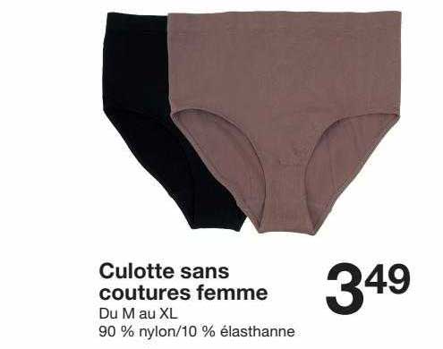 Culotte Sans Coutures Femme