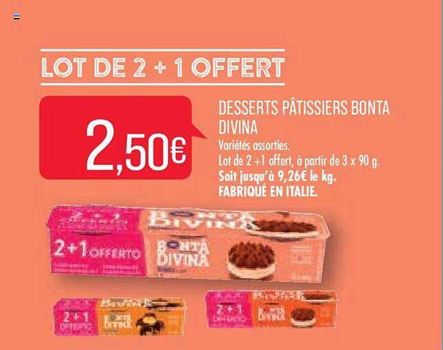 desserts pâtissiers bonta divina