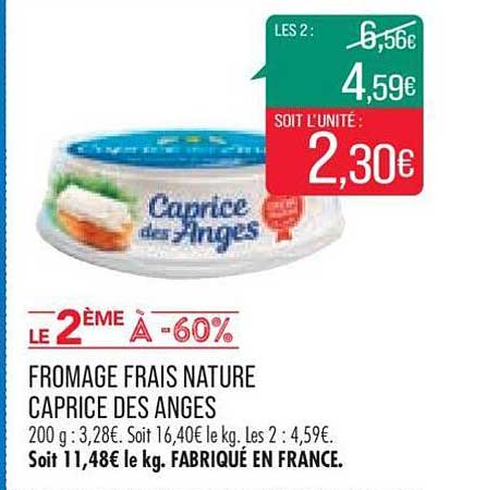 Fromage Frais Nature Caprice Des Anges