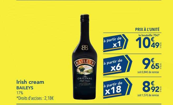 irish cream baileys