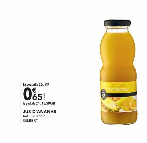 jus d'ananas gilbert