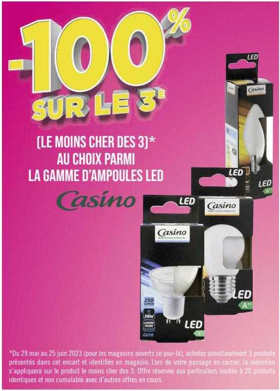 La Gamme D'ampoules Led Casino