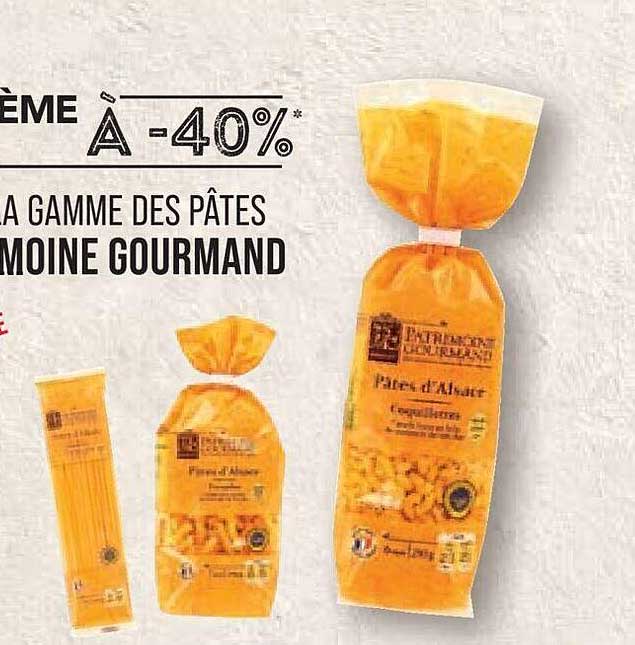 La Gamme Des Pâtes Patrimoine Gourmand