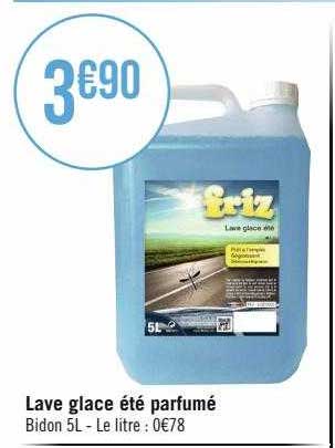 lave glace été parfumé friz