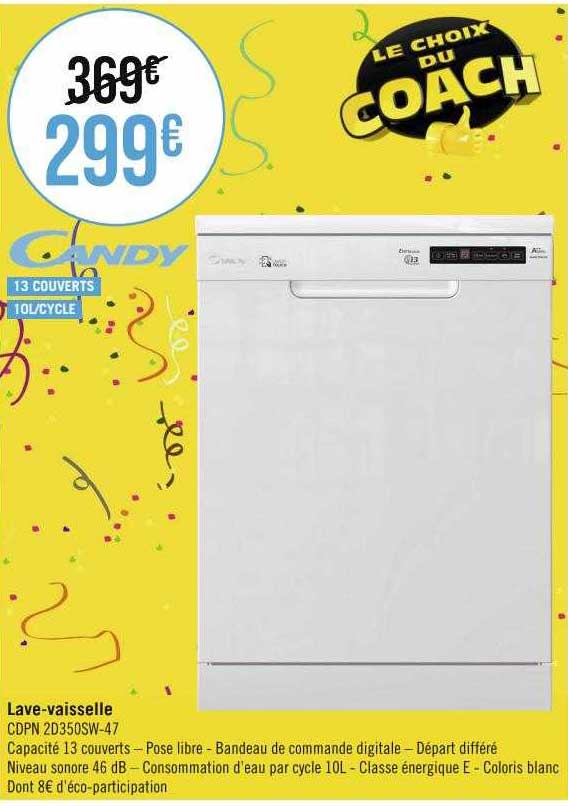 lave-vaisselle candy