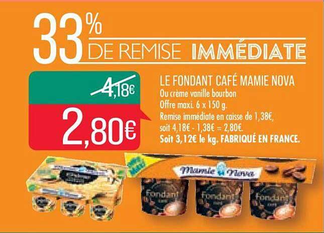 Le Fondant Café Mamie Nova