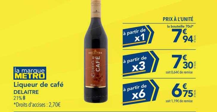 Liqueur De Café Delaitre