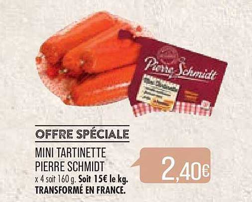 mini tartinette pierre schmidt