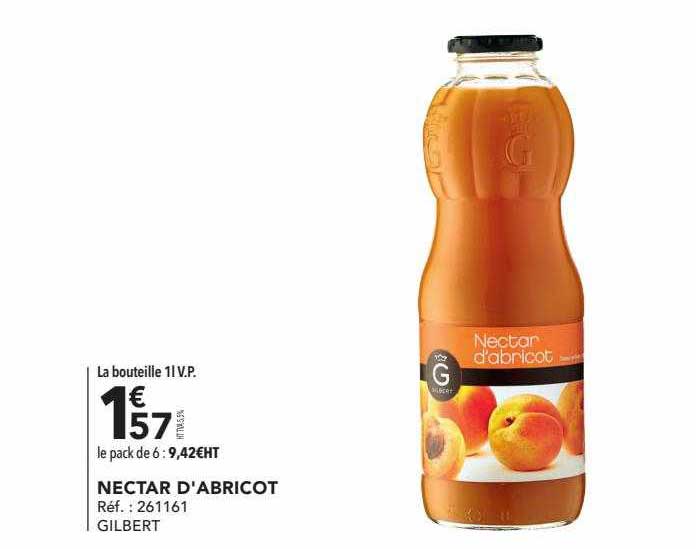 nectar d'abricot gilbert