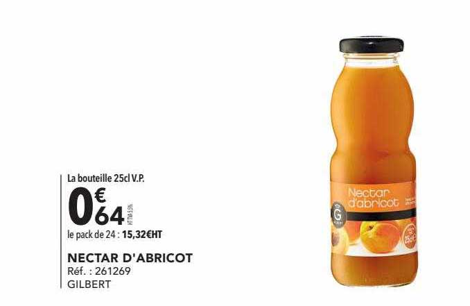 nectar d'abricot gilbert