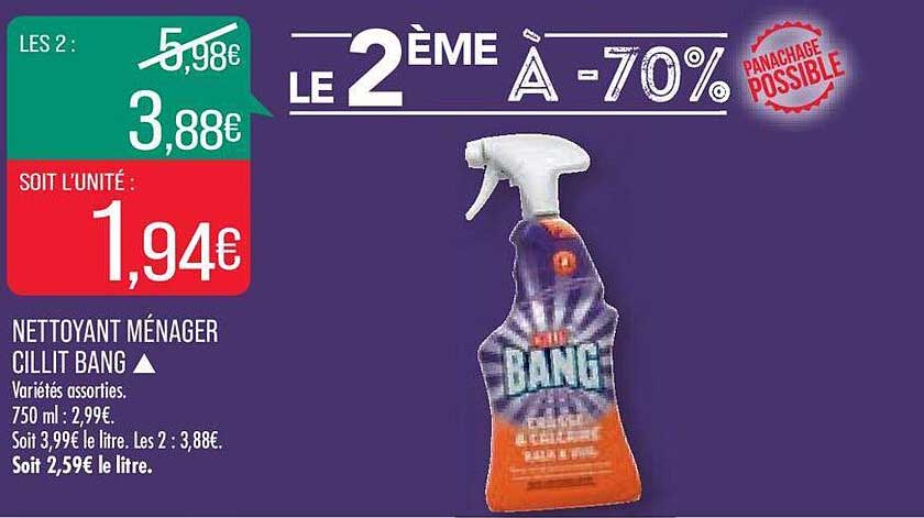 nettoyant ménager cillit bang