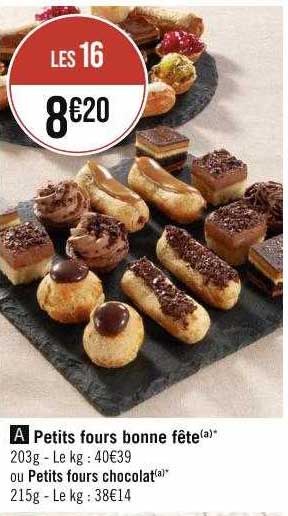 Petits Fours Bonne Fête Ou Petits Fours Chocolat
