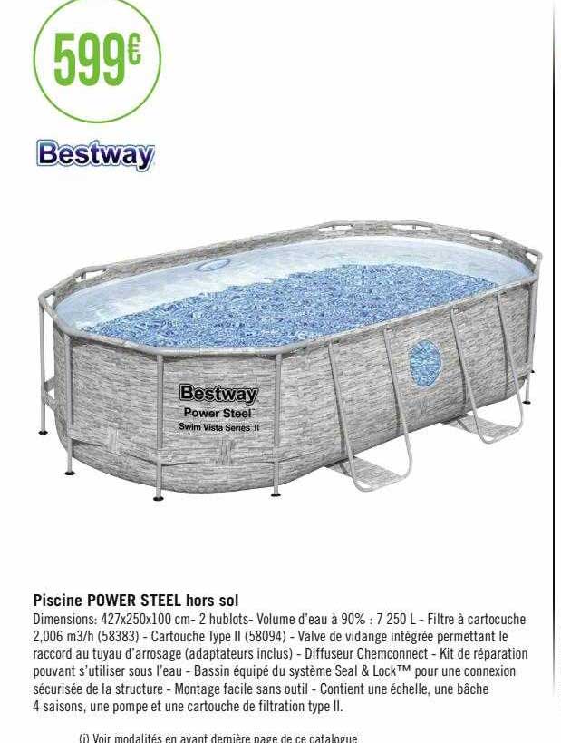 piscine power steel hors sol bestway
