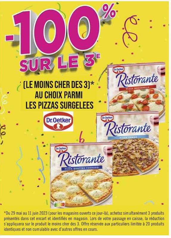 pizzas surgelées dr.oetker