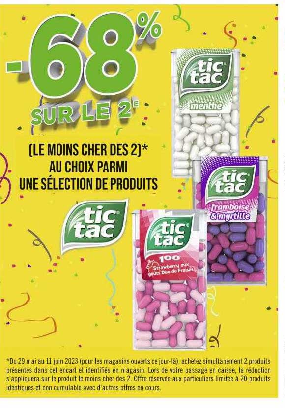 produits tic tac